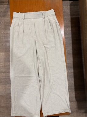 lululemon athletica Light Beige Wide-Leg Pants